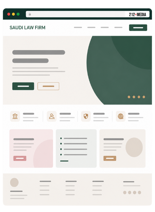 Saudi Law Firm Website